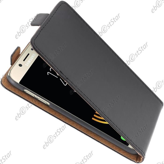 ebestStar ® Etui en PU cuir à Clapet ULTRA FIN pour Samsung Galaxy J5 2017 SM-J530F, Couleur Noir