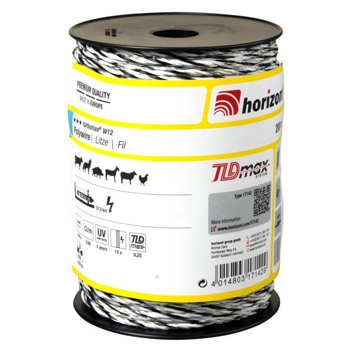 FIL TURBOMAX W12 200M HORIZONT