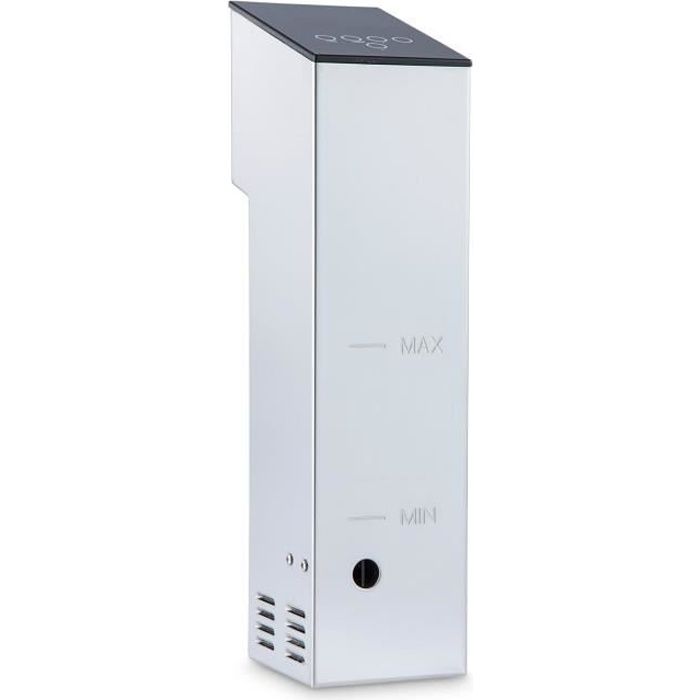 Klarstein Tastemaker Cuiseur vapeur sous-vide compact, Slow-cooker inox electrique 12 L/mn pompe, Saveurs naturelles préservées.