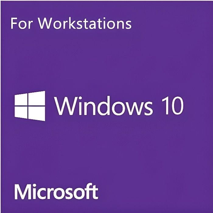 Clé de produit Windows 10 Pro for Workstations - Télécharger le français