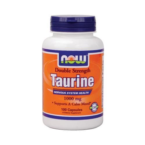 Suppléments pour les sportifs Suppléments d?acides aminés Now Double Force Taurine (1000mg) 100 caps