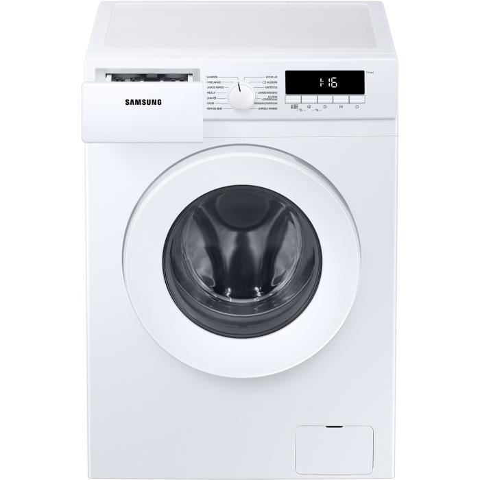 Lave-linge hublot SAMSUNG WW70T301MWW - 7 kg - L 60 cm - 1200 trs/min - Blanc
