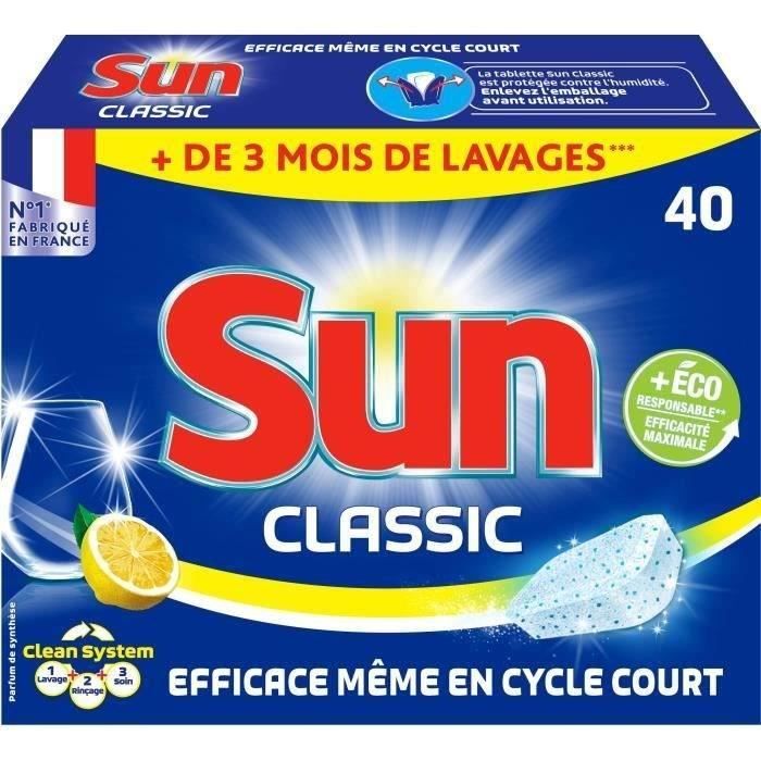 SUN Classic 40 tablettes citron