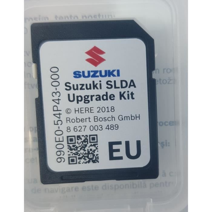 Carte SD Suzuki SLDA Europe 2018