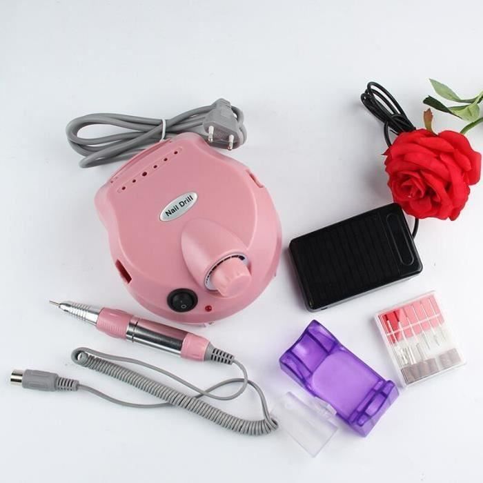 Ponceuse à ongles professionnel Ponceuse ongles 25000 tours avec pédale 15W 49