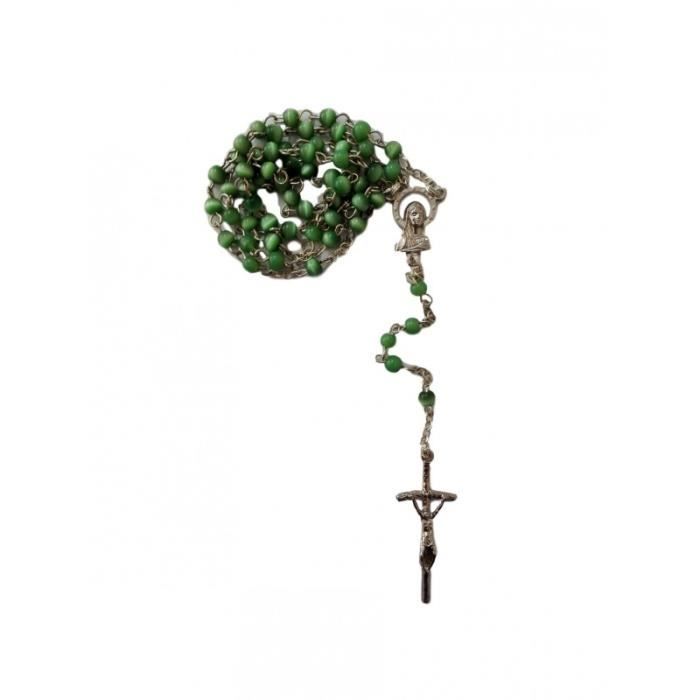 Chapelet petites perles vertes