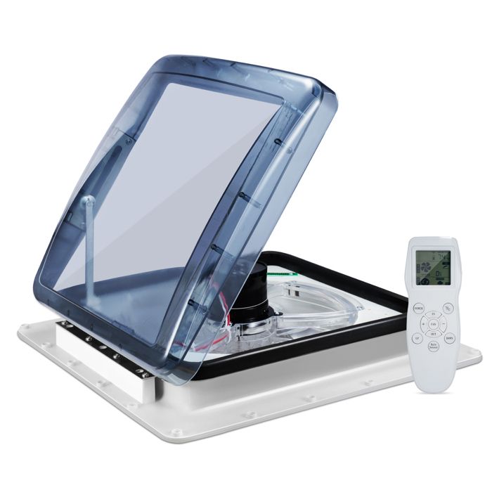 Ventilateur de Toit RV Ventilateur de Toit pour Camping-Car avec à 10 Vitesses Élévateur à manivelle électrique Ultra Silencieux - Ttlife