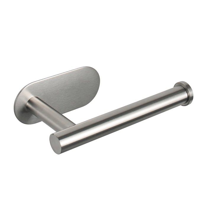 Smartbin Brosse WC et support en acier inoxydable - Brosse de toilette et étuis de salle de bain - Brosse de nettoyage double couche - Longue poignée de brosse - Poils haute