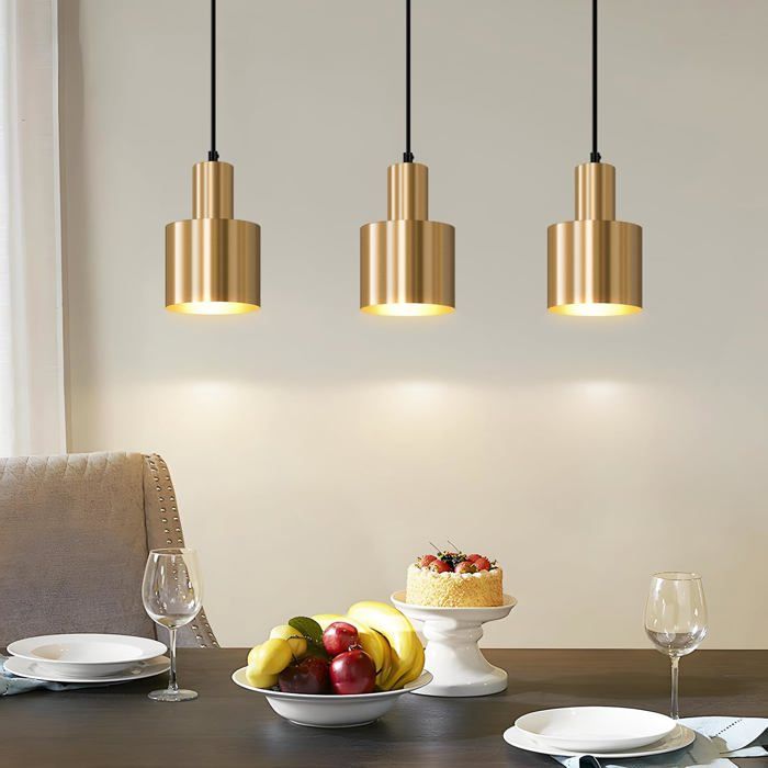 Homefire Lampe à suspension pour table à manger lampe suspendue vintage lampe à suspension pour salle à manger lampe de salle E27