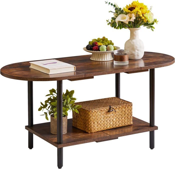 Table Console Métal 80cm 3 Étagères - Meuble D'Entrée Moderne Noir, Table Étroite Salon Canapé Chambre