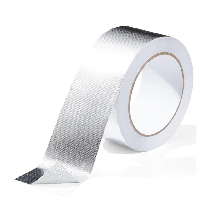 Ruban Adhésif Aluminium Et Fibre De Verre 5 M - Pour étanchéité Et Isolation Thermique - Neuf