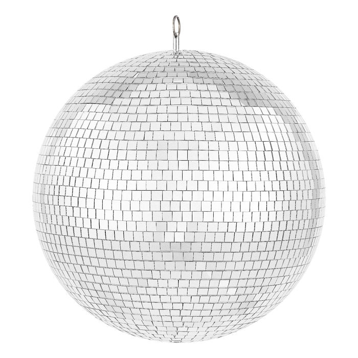 Boule Disco Miroir SucceBuy de 51cm avec Anneau de Suspension pour Fêtes