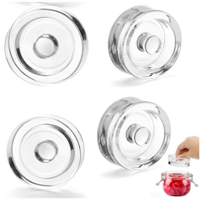 Lot de 4 poids de fermentation en verre de fermentation,poids en verre — free download