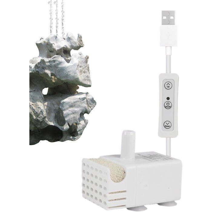 Comparer les prix de Pompe Submersible - KZQ - Fontaine à Chat - Silencieuse - ABS Résistant - Design Portable