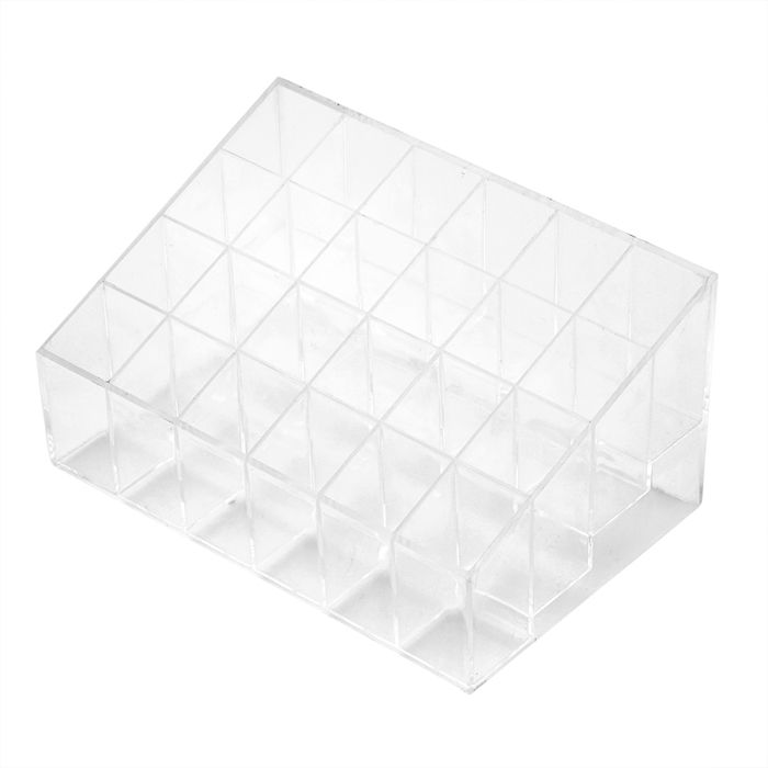 SALALIS Support de rouge à lèvres Boîte de rangement de rangement de rangement de vernis à ongles dorganisateur de meuble boite
