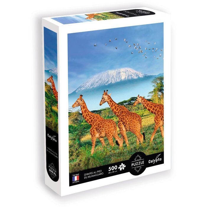 Puzzle - SENTOSPHERE - Calypto - 500 pièces XL - Girafes - Dès 8 ans