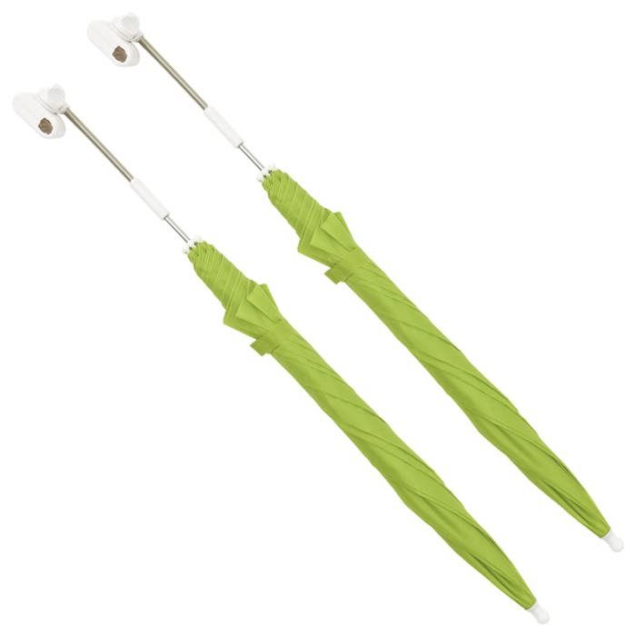 Parasol de chaise de camping - vidaxl - Vert - 105 cm - Anti-UV - Anti-décoloration - Acier et polyester 170T