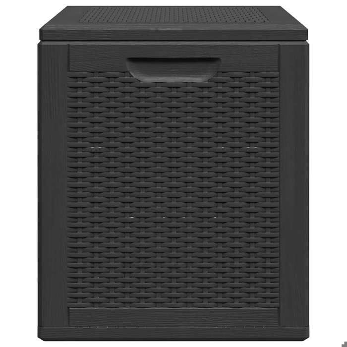 Sale 2026 Coffre de rangement de jardin - BURKE - grande espace - 90 L Noir PP Rotin CC42