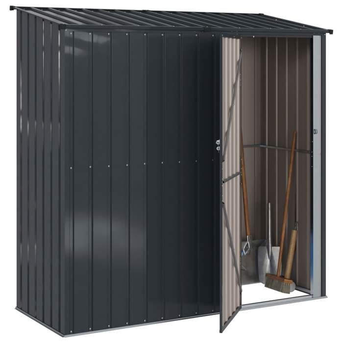 En PromotionCabanons de jardin Moderne - ABOTT@ abri de rangement/Armoire haut - Anthracite 203x85 5x200cm Métал B5481920