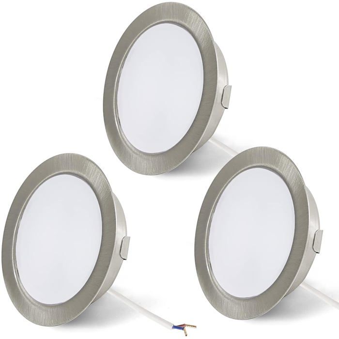 Spot encastrable LED extra plat 12V dimmable 35W 4000K 300 lumens - lot de 3