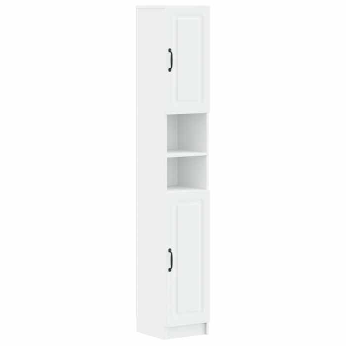 Meuble - Armoire WC - Blanc - Armoire de Salle de Bain avec Étagère Ouverte UTRECHT Blanc_10236