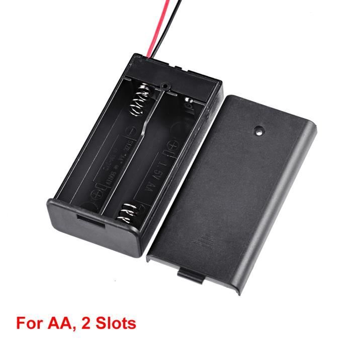 Boîtier Batterie 3x 18650 DIY - Double USB, Chargeur Portable, Sans Soudure, Noir