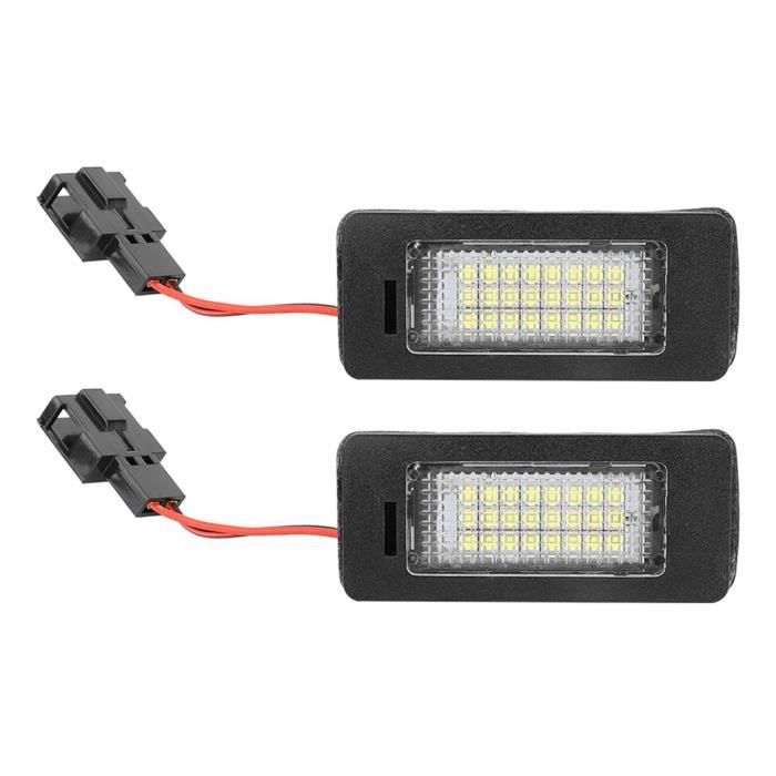 Kit éclairage Plaque Immatriculation LED Blanche Pour Mazda - 2 Lampes SMD 3528 - Sans Erreur OBD - 10
