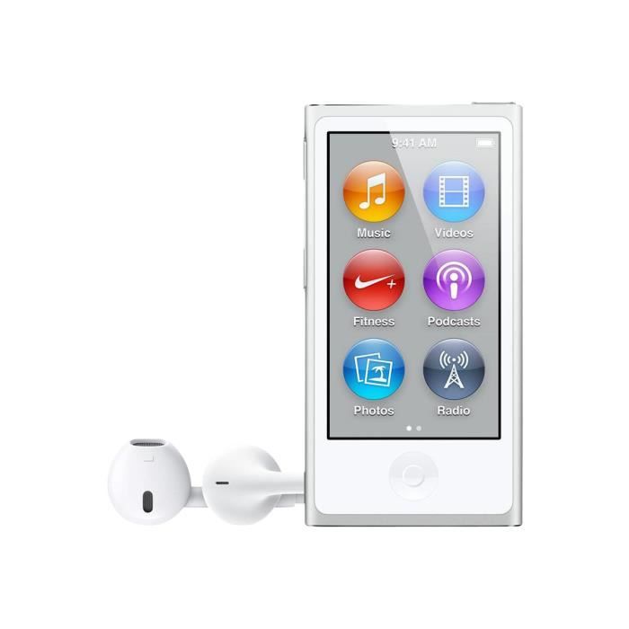 Apple iPod nano 7ème génération lecteur numérique 16 Go argenté(e) - Apple