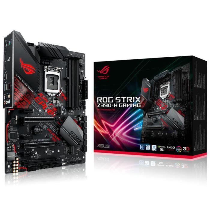 Carte mere ASUS STRIX Z390-H Gaming Intel Z390 RoG - Sockel 115 0000000 - Asus