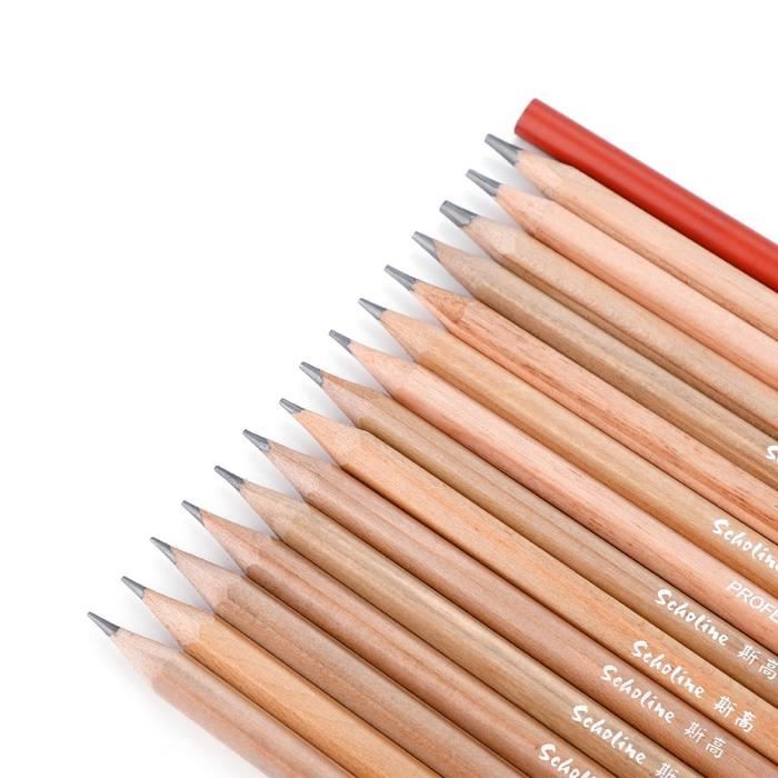 Crayon Au Charbon Ensemble De Crayon Dart Crayon à Croquis Dessin Au Crayon Fut