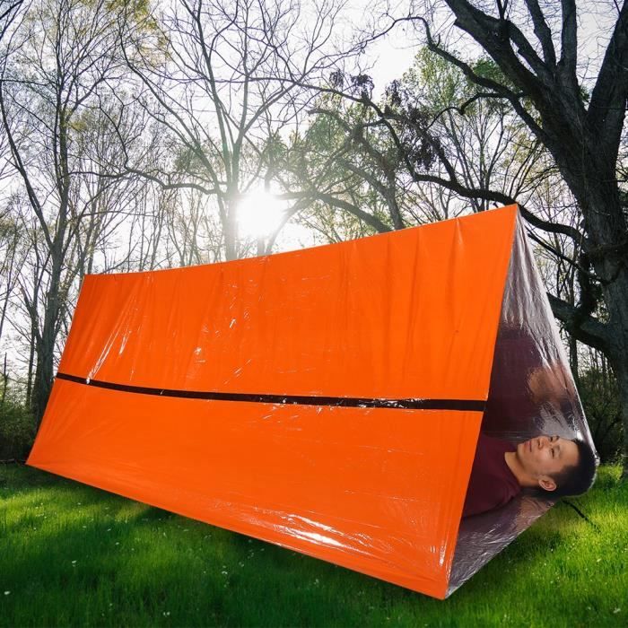 10x Pliantes Outdoor Imperméable Thermique Couverture De Survie d/'Urgence