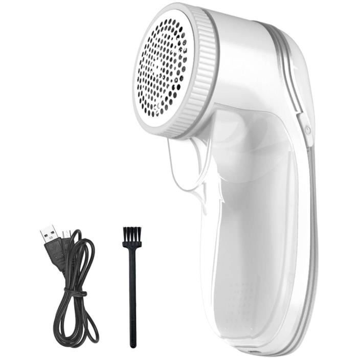 Rasoir Anti-bouloches Rechargeable - 2 Vitesses, 6 Lames, écran LED, Batterie 1200mAh, Pour Vêtements Et Tissus - 5