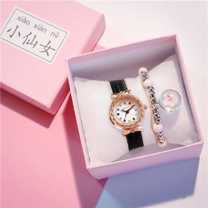 coffret cadeau montre femme original fête des mères ado fille avec