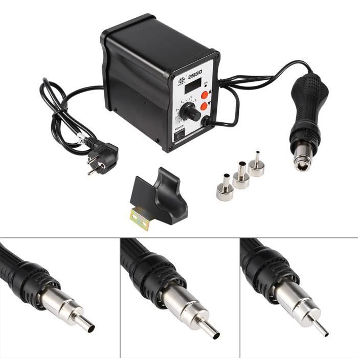 Station De Soudage Air Chaud 600W - Pistolet à Air Chaud Et Fer à Souder SMD