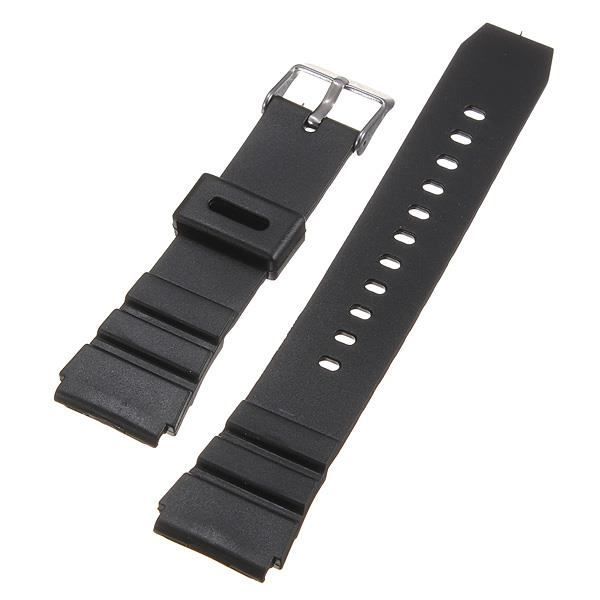 Steel Bracelet De Montre 18mm Montre Silicone Passant Bracelet