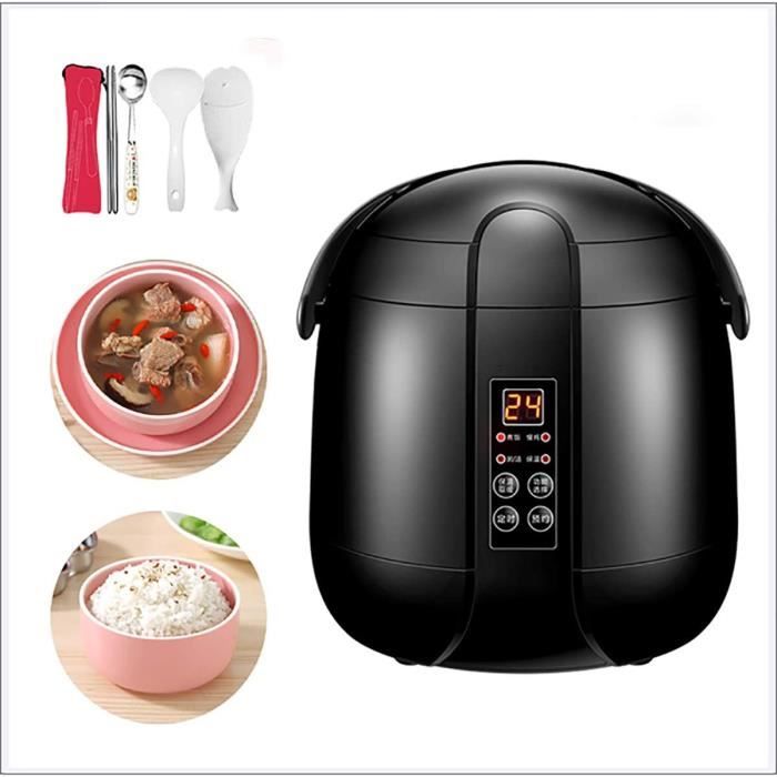 1.2L Mini Rice Cooker Steamer, 200W électrique Cu ur à Vapeur Boîte à