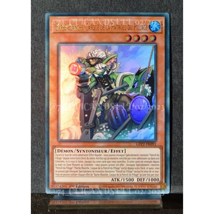 Carte YUGIOH GFP2FR091 Barbe Blanche, Casque de la Patroll du