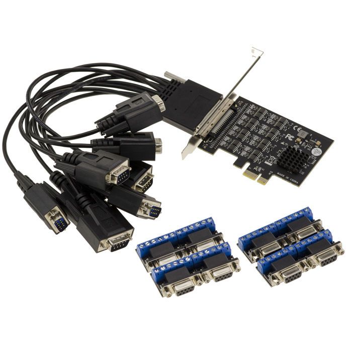 Plaque Murale Inox Pour Port DB9 Ou HD15 - Adaptateur Série Ou VGA, Finition Argentée