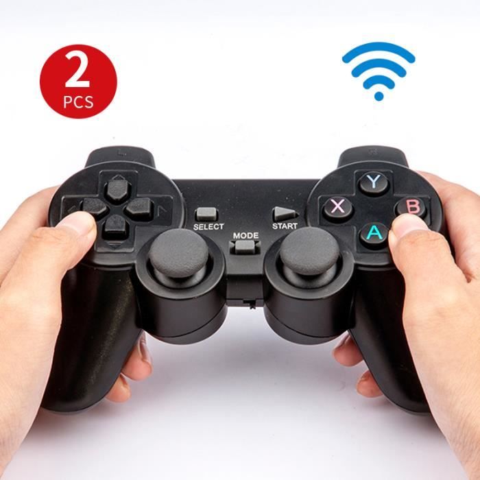 2 PCS Manette jeux ps3 sans fil 2.4G,8m pas de retard,plug and play,pour  console de jeu/Android Smart Phone/PC/TV/TV BOX - Cdiscount Informatique