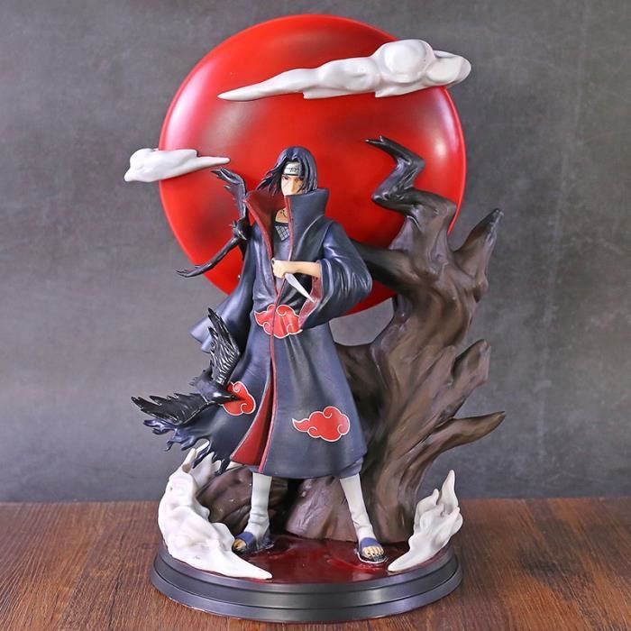 Naruto Pvc Figurine Uchiha Itachi Tsukuyomi Statue Anime Naruto Shippuden Itachi Figurine Led Modele A Collectionner Jouet Cdiscount Jeux Jouets