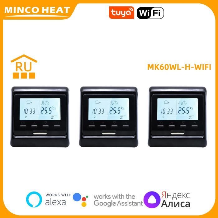 Mk60wlhwifi x3 Thermostat intelligent pour maison connectée Tuya