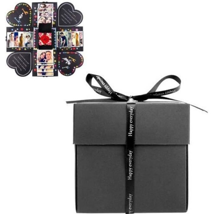 Boite Cadeau Explosion Creative Album Photo A Faire Soi Meme Cadeau D Anniversaire Et Boite Surprise Sur L A 35 6 Cm Cdiscount Beaux Arts Et Loisirs Creatifs