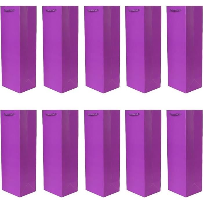 6 Sacs-cadeaux Pour Bouteille De Vin/champagne - Papier Holographique Brillant - Fête & Célébration