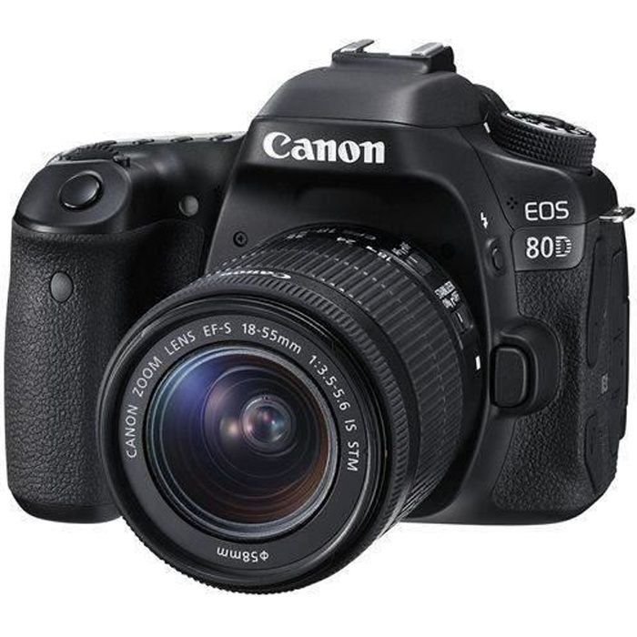 CANON Reflex EOS 80D + 18-55MM F/3.5-5.6 IS STM
