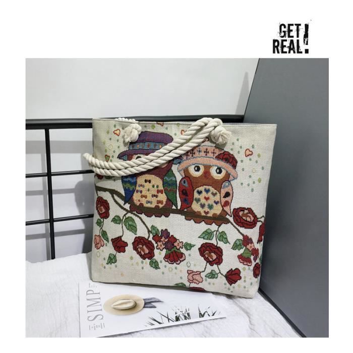 Sac Bandoulière Antonio Marras Vert Brodé Fleurs - Double Compartiment, Neuf Sans étiquette