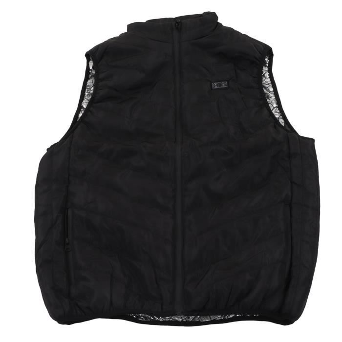 Veste Chauffante Unisexe 9 Zones - Fibre De Carbone - Pour Travail En Extérieur, Randonnée, Ski (batterie Non Incluse) - 2