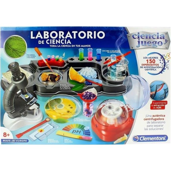Clementoni - Science et jeu laboratoire, Super labo de sciences