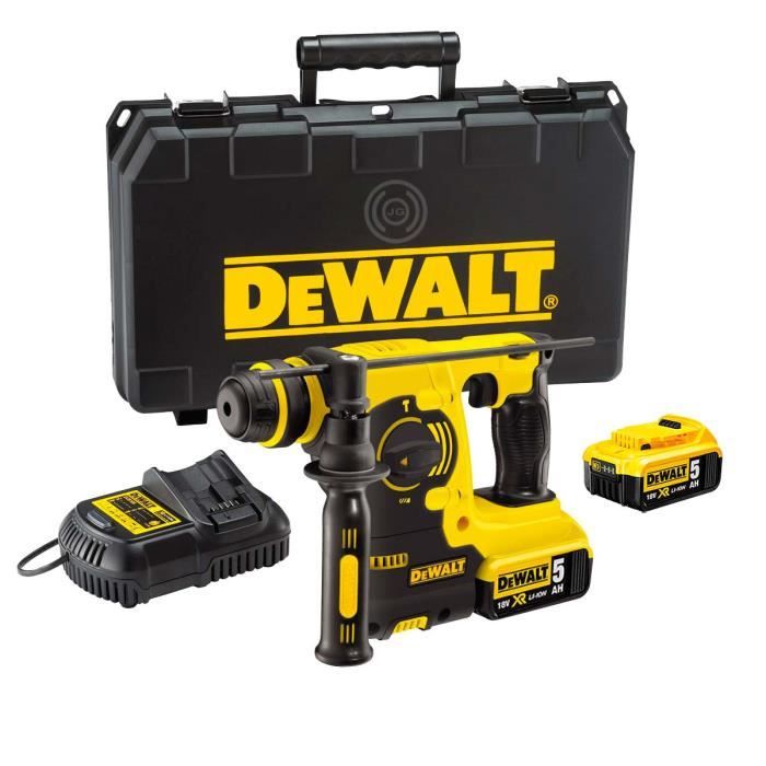 DeWALT DCH253P2 Marteau perforateur SDS Plus 3 modes 18V XR 2 x 50Ah Li Ion