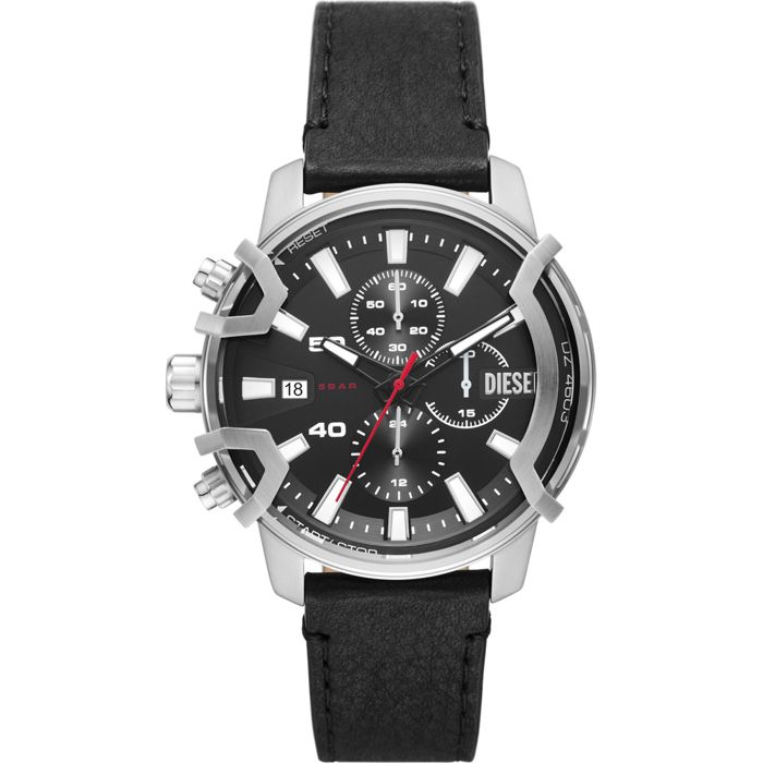 Montre Diesel DZ 4063 Jour/Date - Boîtier Acier Brossé, Cadran Gris, Quartz, 2017