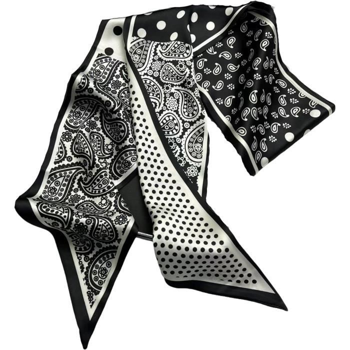 Écharpe Carrée En Satin Pour Femme - 69,1 Cm - Sensation Soie